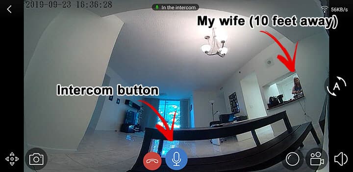 Zosi 360º Panoramic camera two-way audio